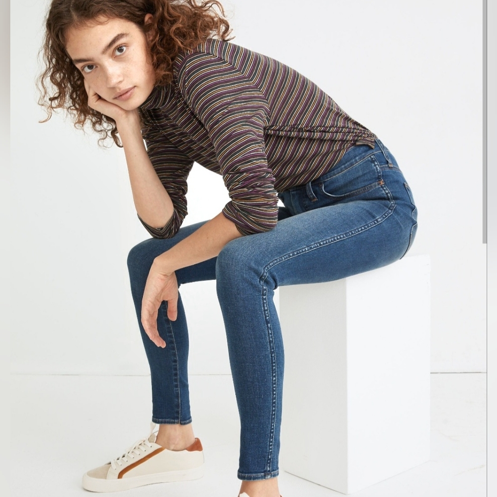 Madewell 10" High Rise Roadtripper Supersoft Jeans in Playford Wash, Size: 27T